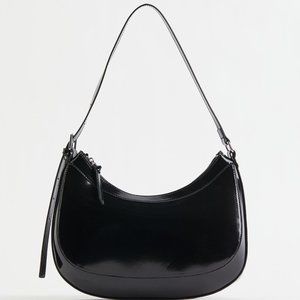 H&M patent shoulder bag